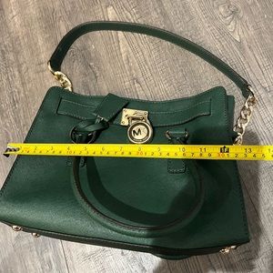 Michael Kors green handbag